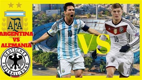 argentina alemania en vivo